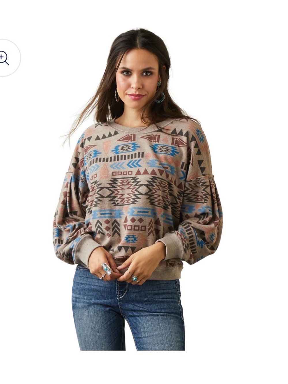 Rainbow Vista Sweatshirt Brazil Nut Heather